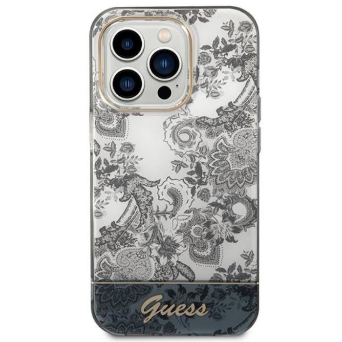Guess - GUESS iPhone 14 Pro Max Skal Porcelain Collection - Grå