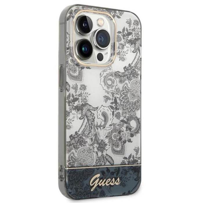 Guess - GUESS iPhone 14 Pro Max Skal Porcelain Collection - Grå