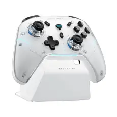 Machenike - Machenike Tr&aring;dl&ouml;s Spelkontroll med Laddningsstation G5Pro Max - Vit