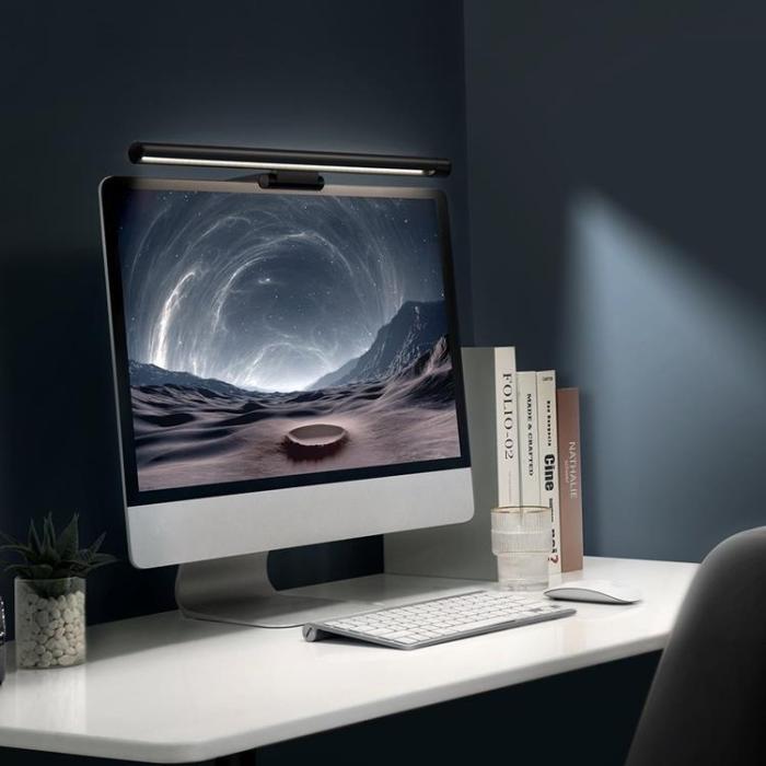 BASEUS - Baseus I-Wok LED Lampa Skrivbord Belysning - Svart