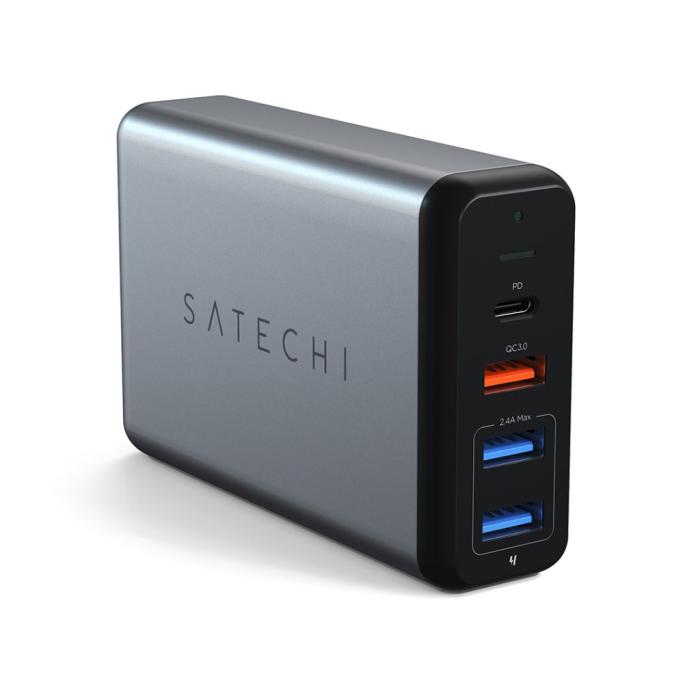 UTGATT5 - Satechi USB-C 75W Reseladdare - Rymdgrå - Grå