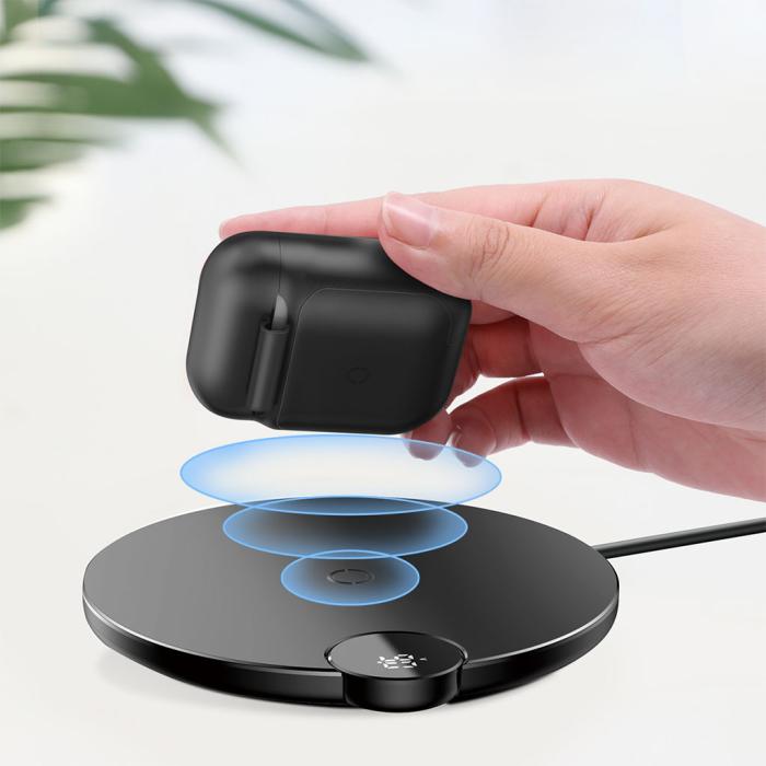 BASEUS - Baseus trådlöst laddningsfodral för AirPods - Röd