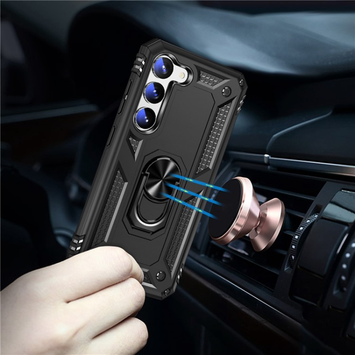 OEM - Galaxy S23 Skal Ringhållare Kickstand - Svart