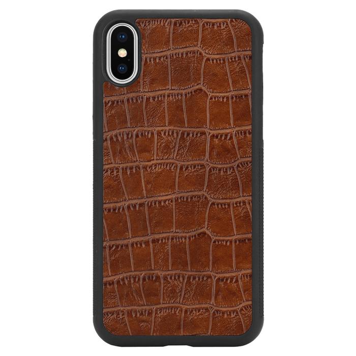 CoveredGear - Boom Croco skal till iPhone X/XS - Brun