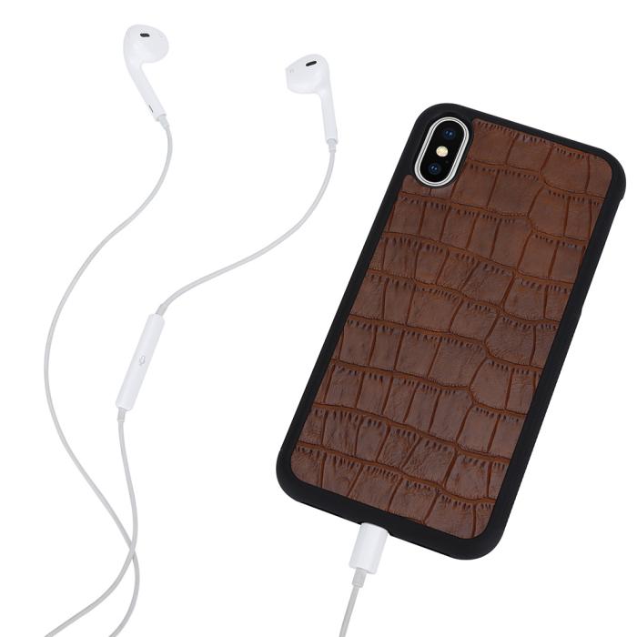 CoveredGear - Boom Croco skal till iPhone X/XS - Brun