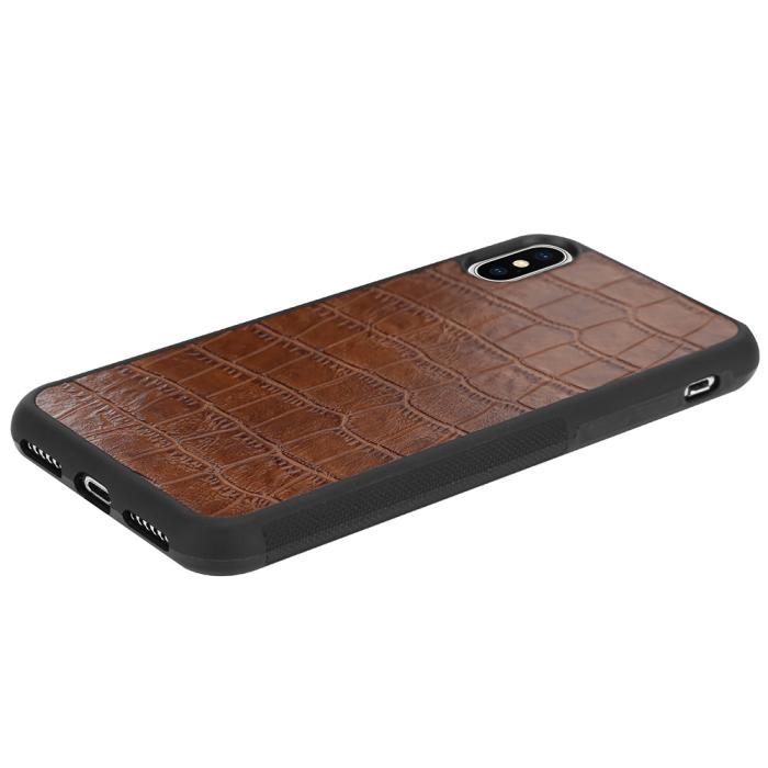 CoveredGear - Boom Croco skal till iPhone X/XS - Brun