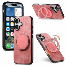 A-One Brand - iPhone 17 Mobilskal Rotating Kickstand - Rosa