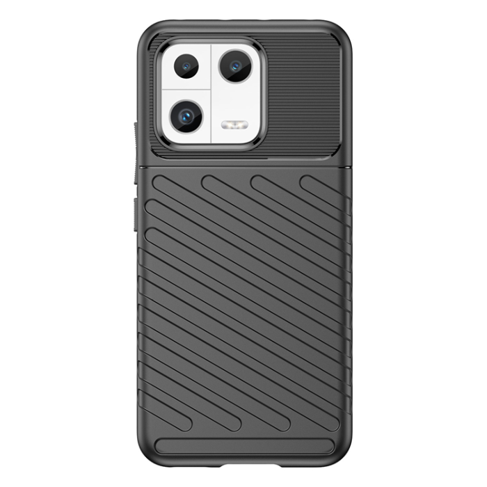 OEM - Xiaomi 13 Skal Thunder Silicone Armor - Svart