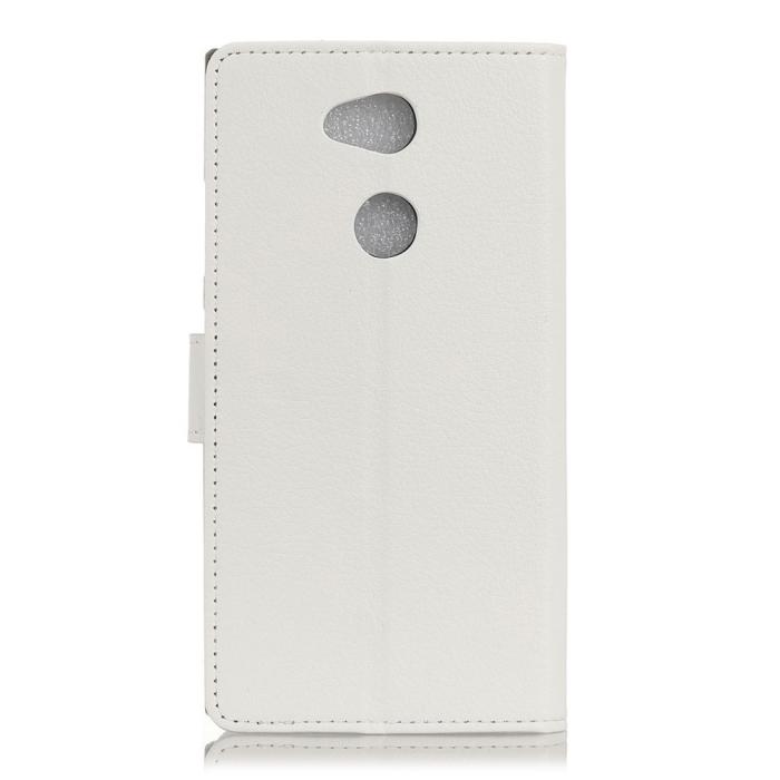 UTGATT1 - Litchi Plånboksfodral Sony Xperia XA2 Ultra - Vit