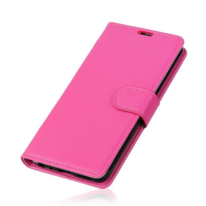 A-One Brand - Litchi Plånboksfodral Sony Xperia XA2 Ultra - Magenta