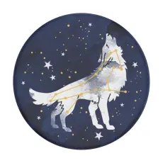 PopSockets - POPSOCKETS Sirius Wolf Avtagbart Grip med Ställfunktion