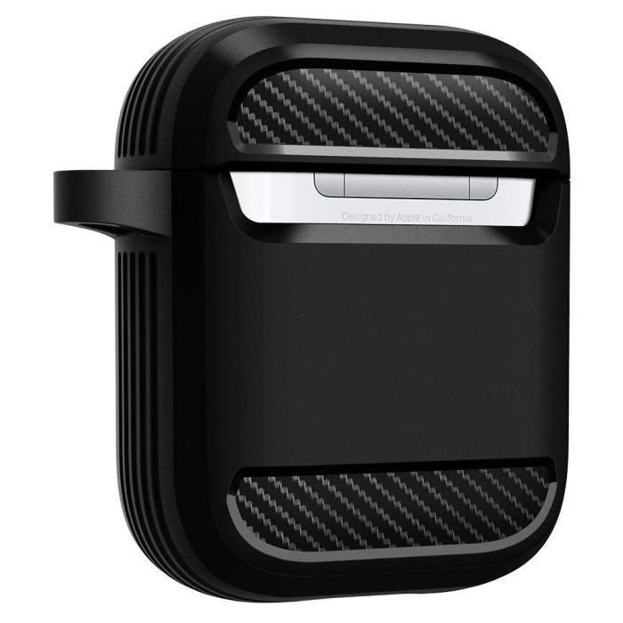 UTGATT - SPIGEN Airpods Skal Rugged Armor - Matte Svart