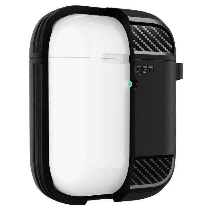 UTGATT - SPIGEN Airpods Skal Rugged Armor - Matte Svart
