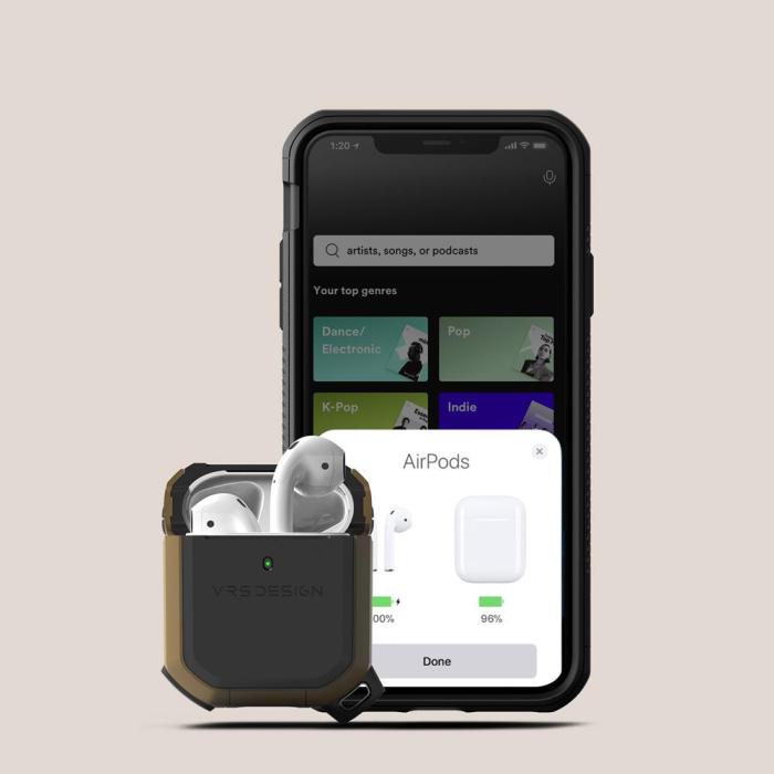 VERUS - VRS DESIGN Active Skal Apple Airpods - Sahara Khaki