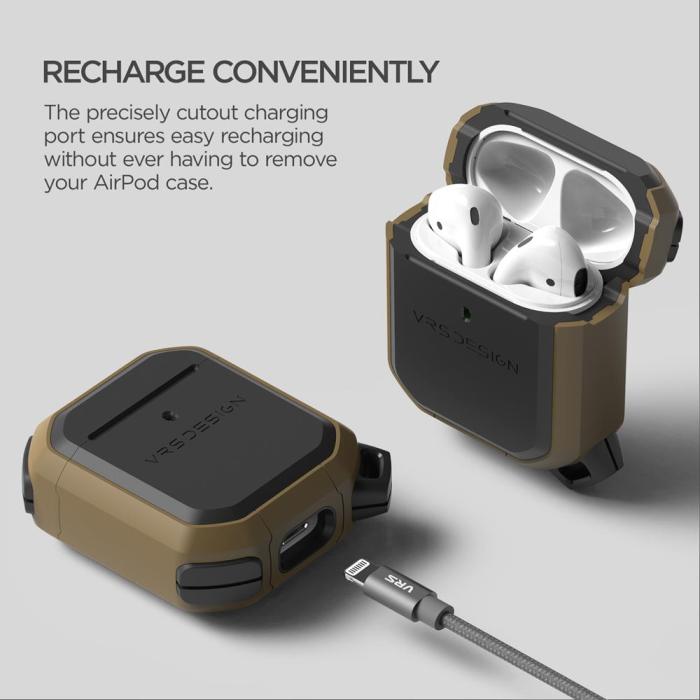 VERUS - VRS DESIGN Active Skal Apple Airpods - Sahara Khaki