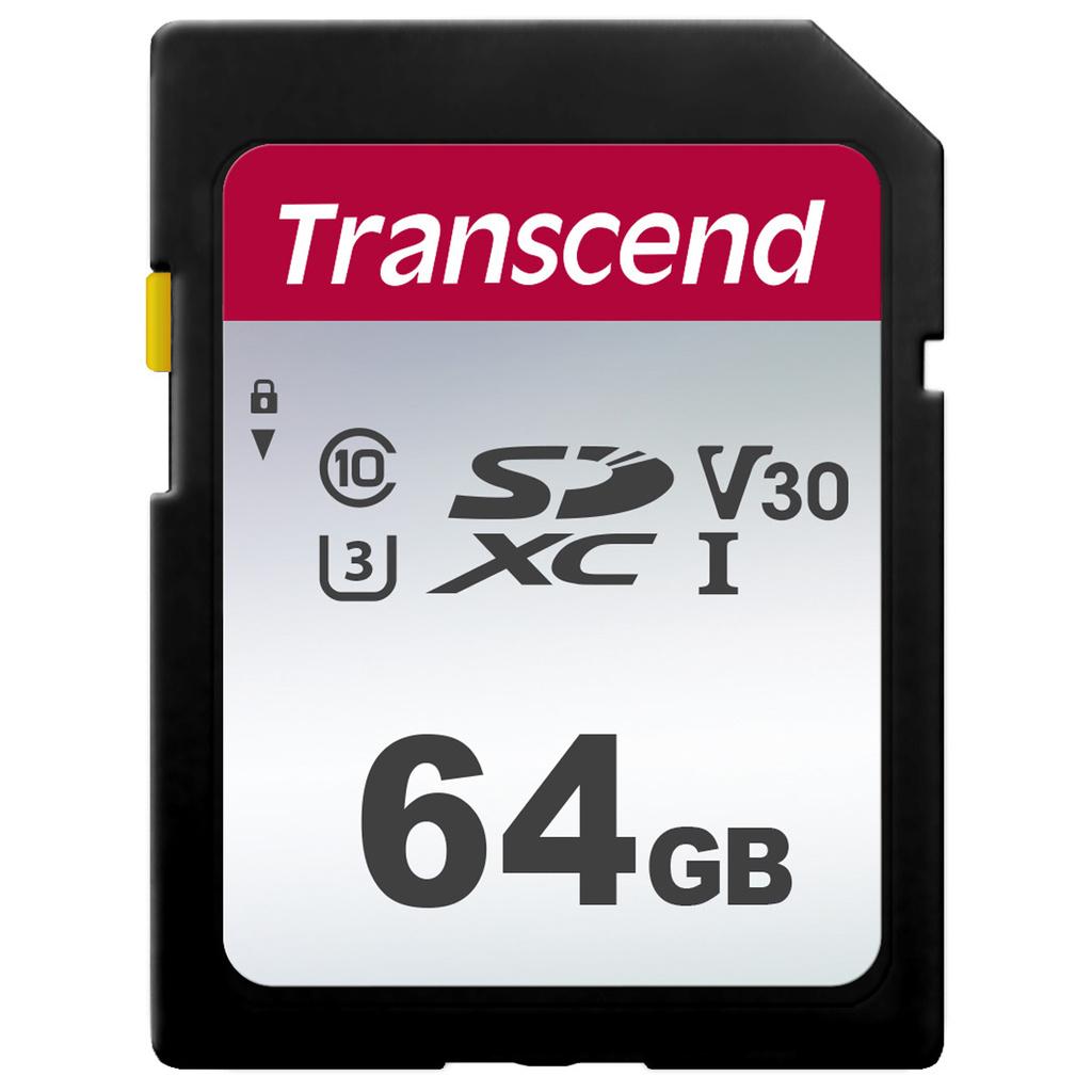 Produktfoto för Transcend 300s 64gb Sdxc Uhs-i Minneskort