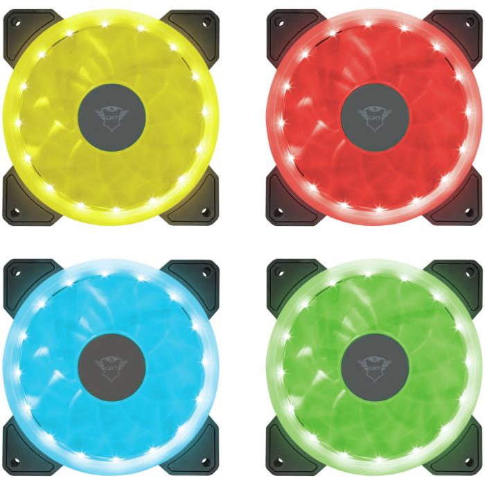 UTGATT5 - TRUST GXT 770 RGB PC Fan 2-pack
