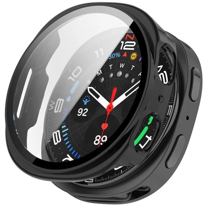 WANLONFENG - Wanlonfeng Galaxy Watch 8 (44mm) Skal PC-Ram - Svart