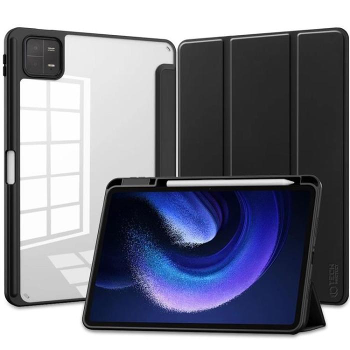 Tech-Protect - Tech-Protect Xiaomi Pad 6/6 Pro Fodral med pennfack Hybird - Svart
