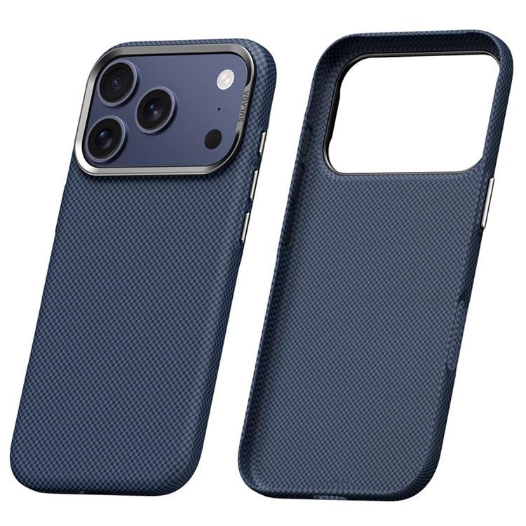 SULADA Mobilskal till iPhone 17 Pro Grid TextuRöd (Titanblå) | 2353 | AlltMobil