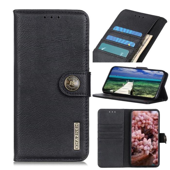 KHAZNEH - KHAZNEH Sony Xperia 10 IV Plånboksfodral Magnetic Flip - Svart