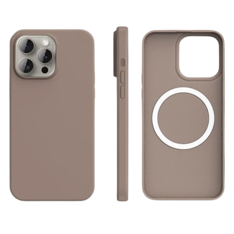 iPhone 12 Pro Max Mobilskal MagSafe Ultra Thin Silikon (Chestnut Brun) | 2353 | AlltMobil