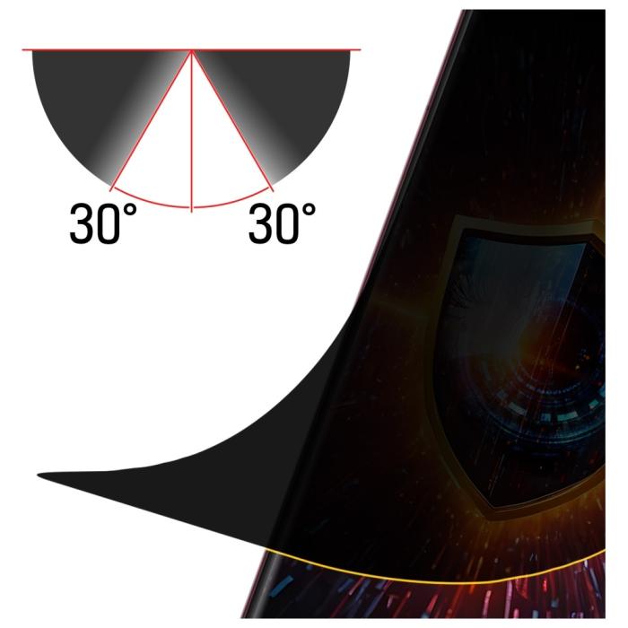 3MK - 3MK Galaxy S23 Ultra Plastfilm Skärmskydd Privacy Silky Matt - Svart