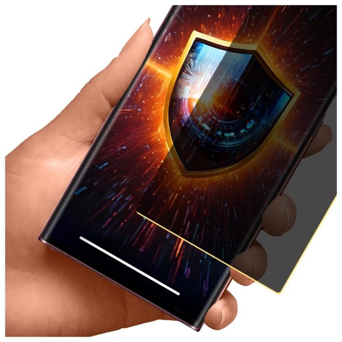 3MK - 3MK Galaxy S23 Ultra Plastfilm Skärmskydd Privacy Silky Matt - Svart