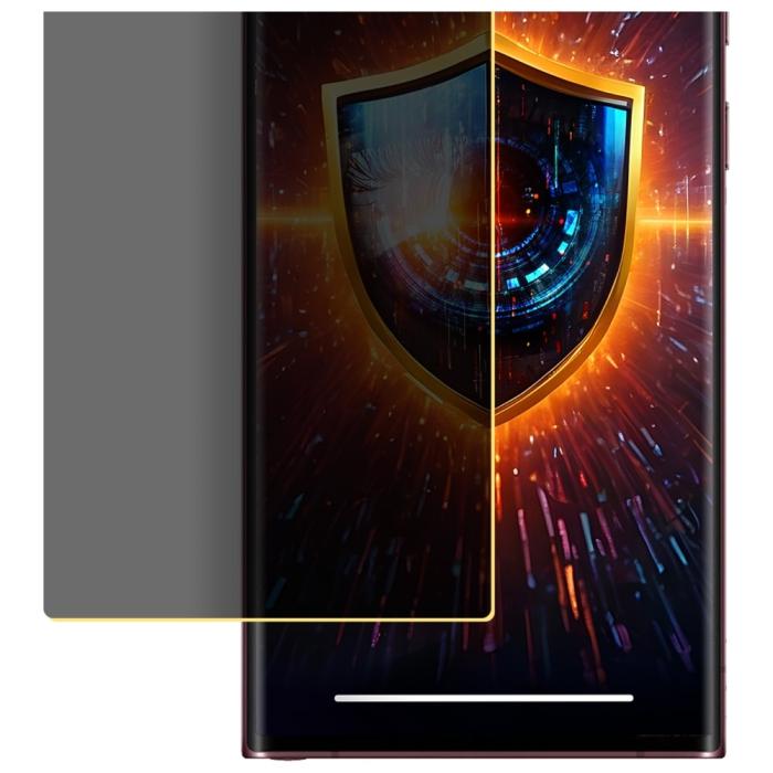 3MK - 3MK Galaxy S23 Ultra Plastfilm Skärmskydd Privacy Silky Matt - Svart
