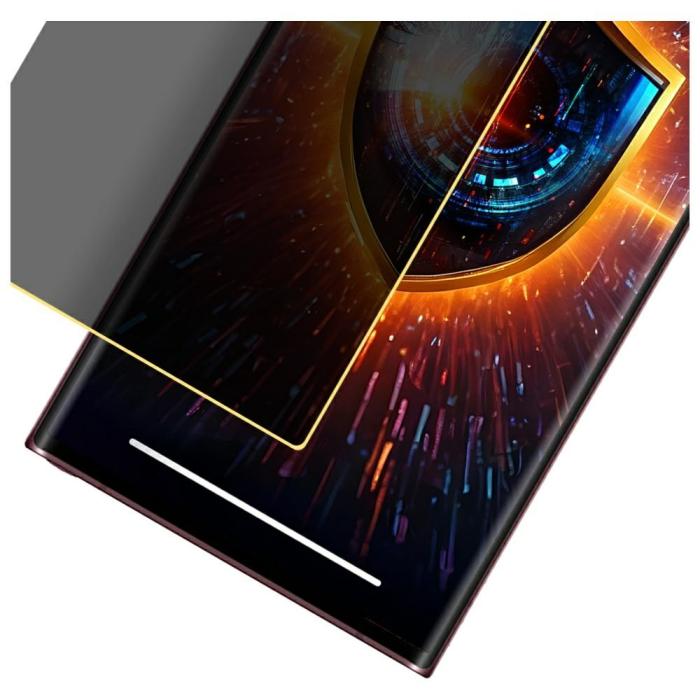 3MK - 3MK Galaxy S23 Ultra Plastfilm Skärmskydd Privacy Silky Matt - Svart