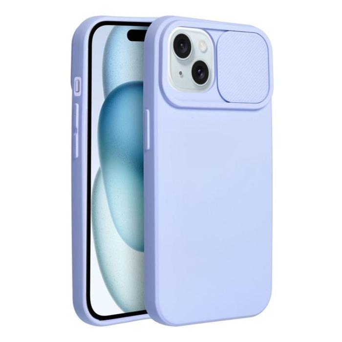 OEM - iPhone 15 Mobilskal Slide - Lavender