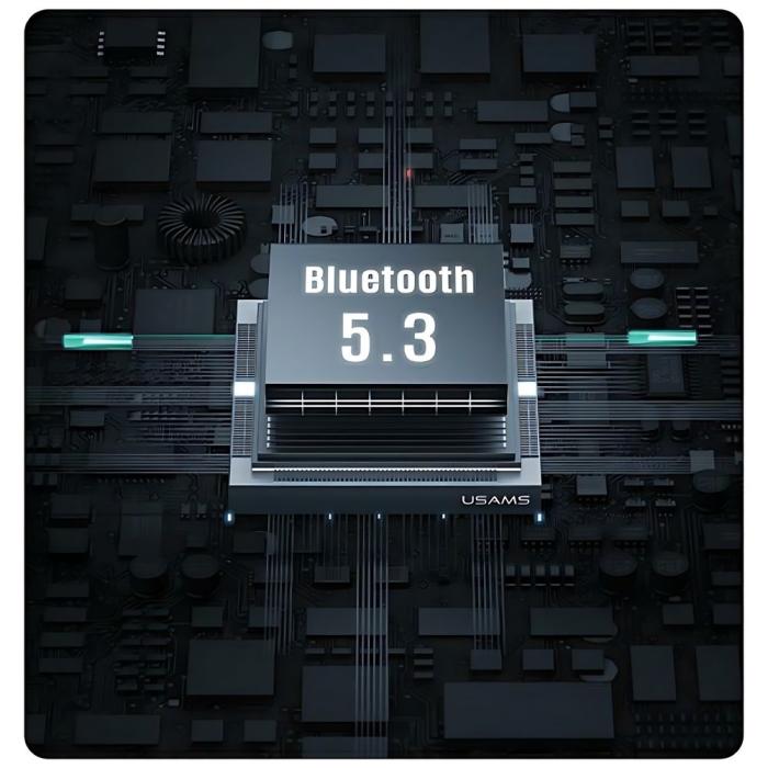 USAMS - USAMS X-don ENC Bluetooth Hörlurar 5.3 TWS - Blå