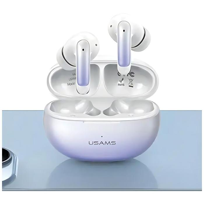 USAMS - USAMS X-don ENC Bluetooth Hörlurar 5.3 TWS - Lila