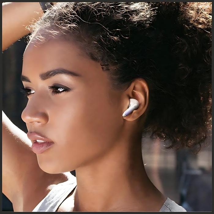 USAMS - USAMS X-don ENC Bluetooth Hörlurar 5.3 TWS - Lila