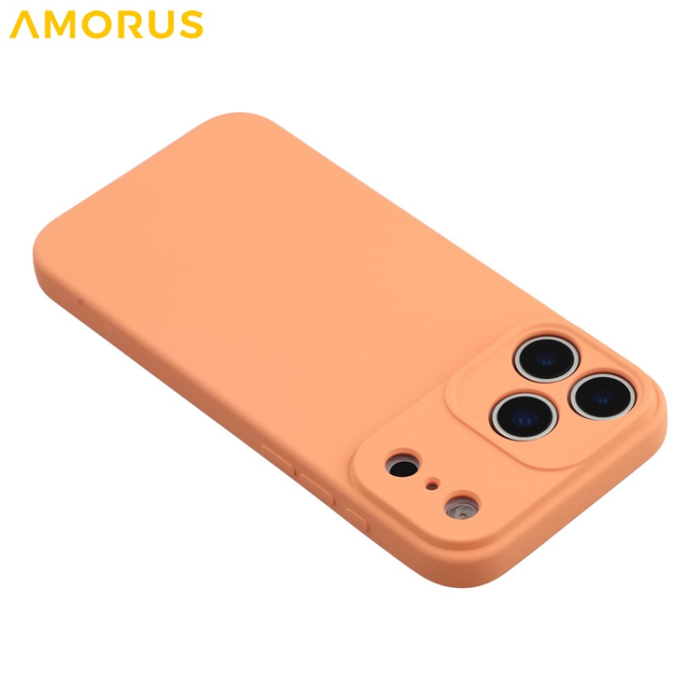 Amorus - AMORUS iPhone 17 Pro Max Mobilskal Precise Cutouts - Orange