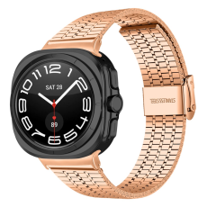 A-One Brand - Galaxy Watch 8/8 Classic (40/44/46mm) Armband Stainless Steel - Rosaguld