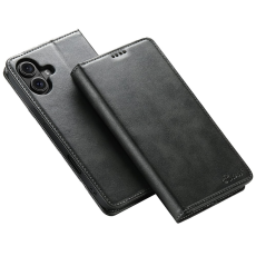 SUTENI - SUTENI iPhone 17 Plånboksfodral PU Läder - Svart
