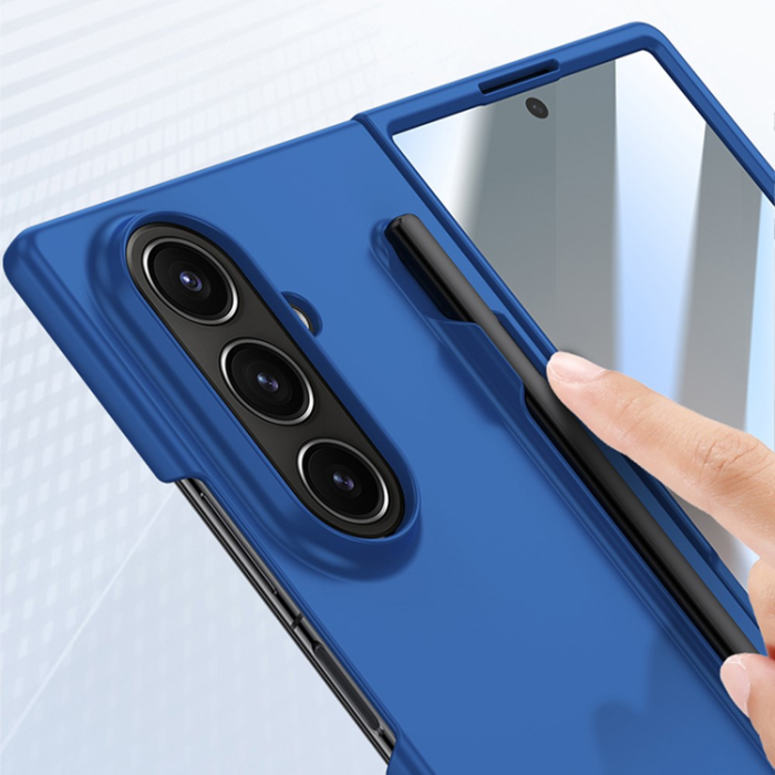A-One Brand - Galaxy Z Fold 7 Mobilskal med Härdat glas och Pennfack Skin Feel