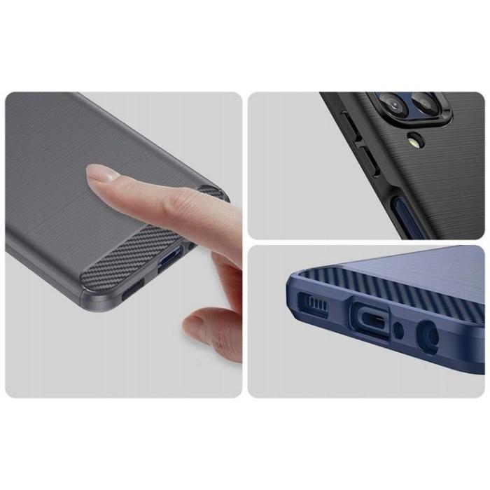 Tech-Protect - Tech-Protect Galaxy M33 5G Skal TPU Carbon - Svart