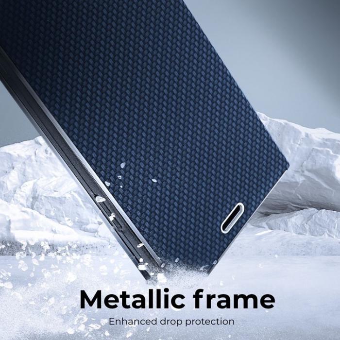 OEM - Galaxy S23 FE Plånboksfodral Luna Carbon Do - Blå