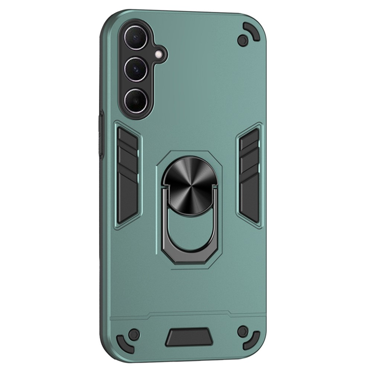 Galaxy A26 Mobilskal Kickstand PC+TPU Drop Defend - Grön | 2353 | AlltMobil