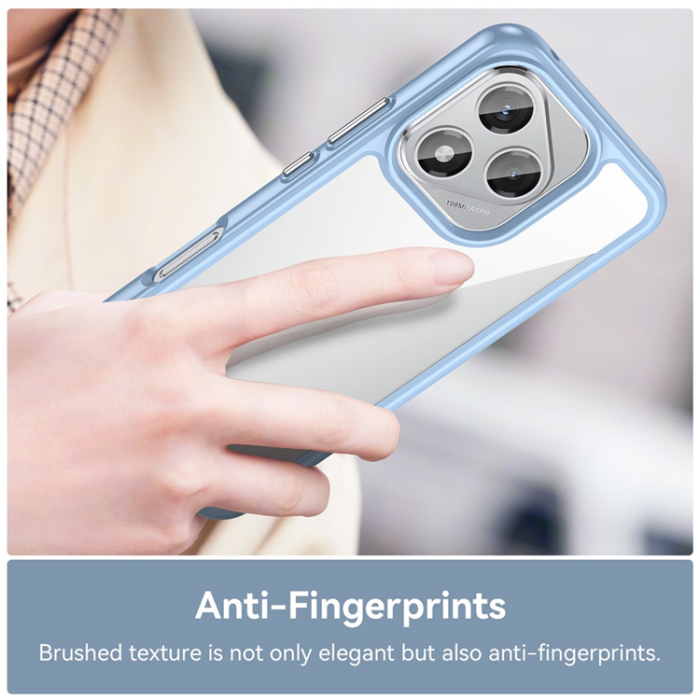 A-One Brand - Mobilskal till Honor X70i / 400 Lite 5G Skyddande klar - Blå