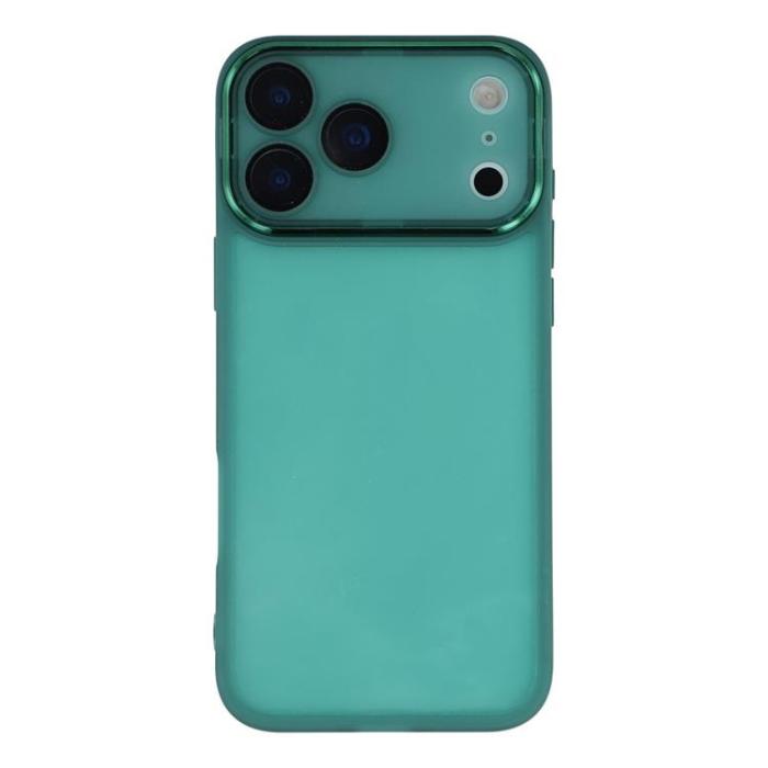 A-One Brand - iPhone 17 Pro Max Mobilskal Electroplated Kameraram - Armégrön