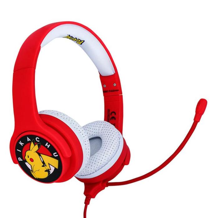 POKEMON - POKEMON Interaktiv Hörlurar/Headset On-Ear 85/94dB Bom-Mikrofon - Röd