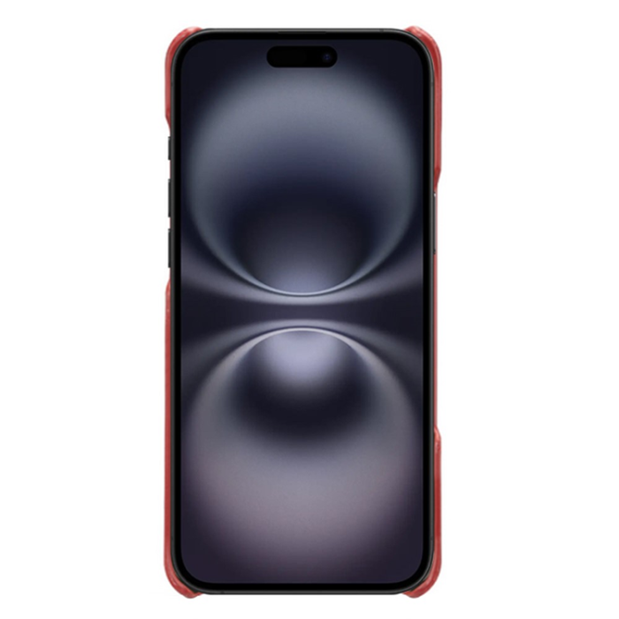 A-One Brand - iPhone 17 Mobilskal Korthållare Dual - Röd