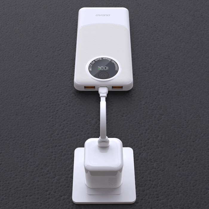 Dudao - Dudao Powerbank 10000mAh 22.5W K12 PD USB-A/USB-C - Svart