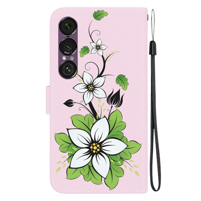A-One Brand - Sony Xperia 1 VII Plånboksfodral Pattern Printing - Lily