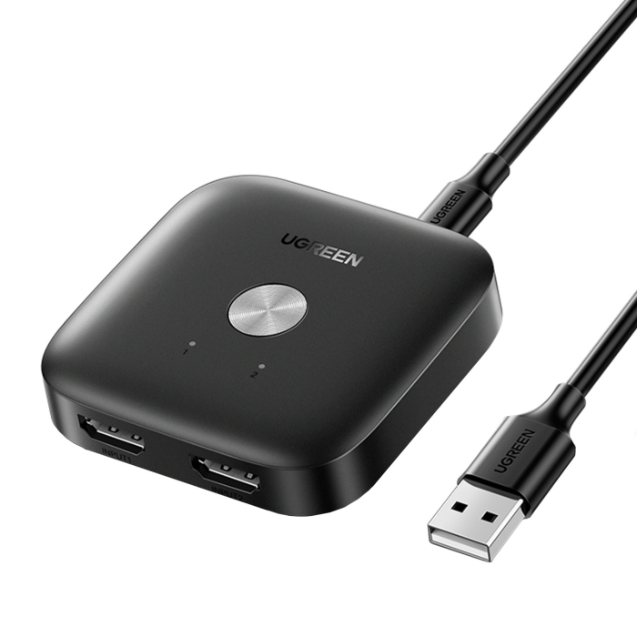 Ugreen - Ugreen Switch 2xHDMI - Svart