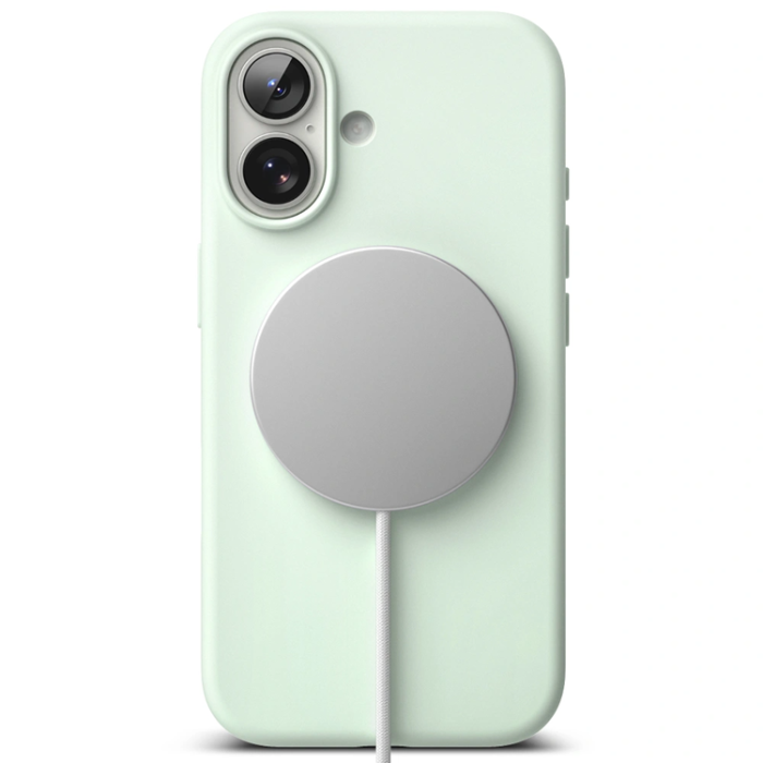 Ringke - Ringke iPhone 17 Mobilskal Magsafe Magnetic Silikon - Soft Mint
