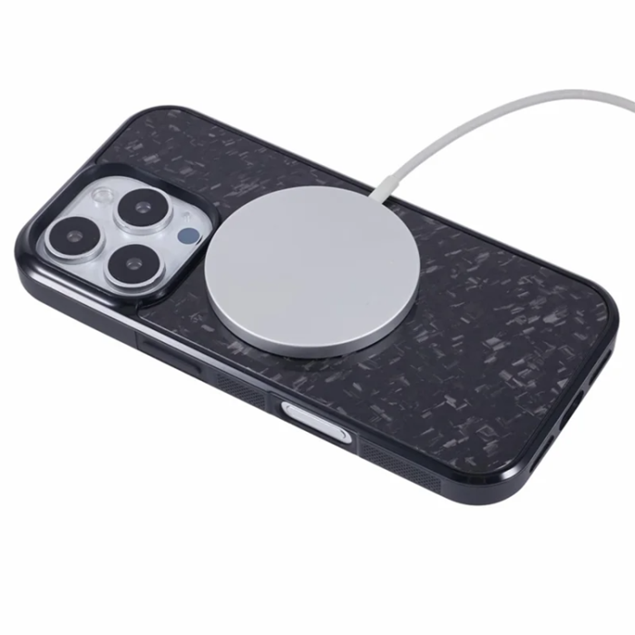 A-One Brand - iPhone 16 Pro Mobilskal Aramid Fiber Forged - Svart